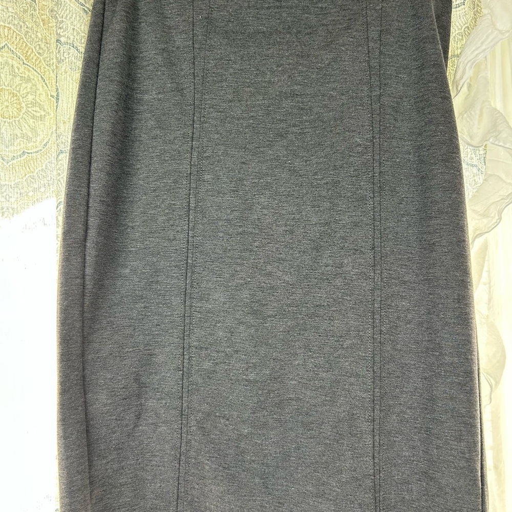 Cato | Gray Pencil Skirt | Knee-Length